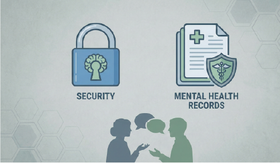Keamanan data rekam medis pasien psikiatri pada website klinik.